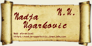 Nadja Ugarković vizit kartica